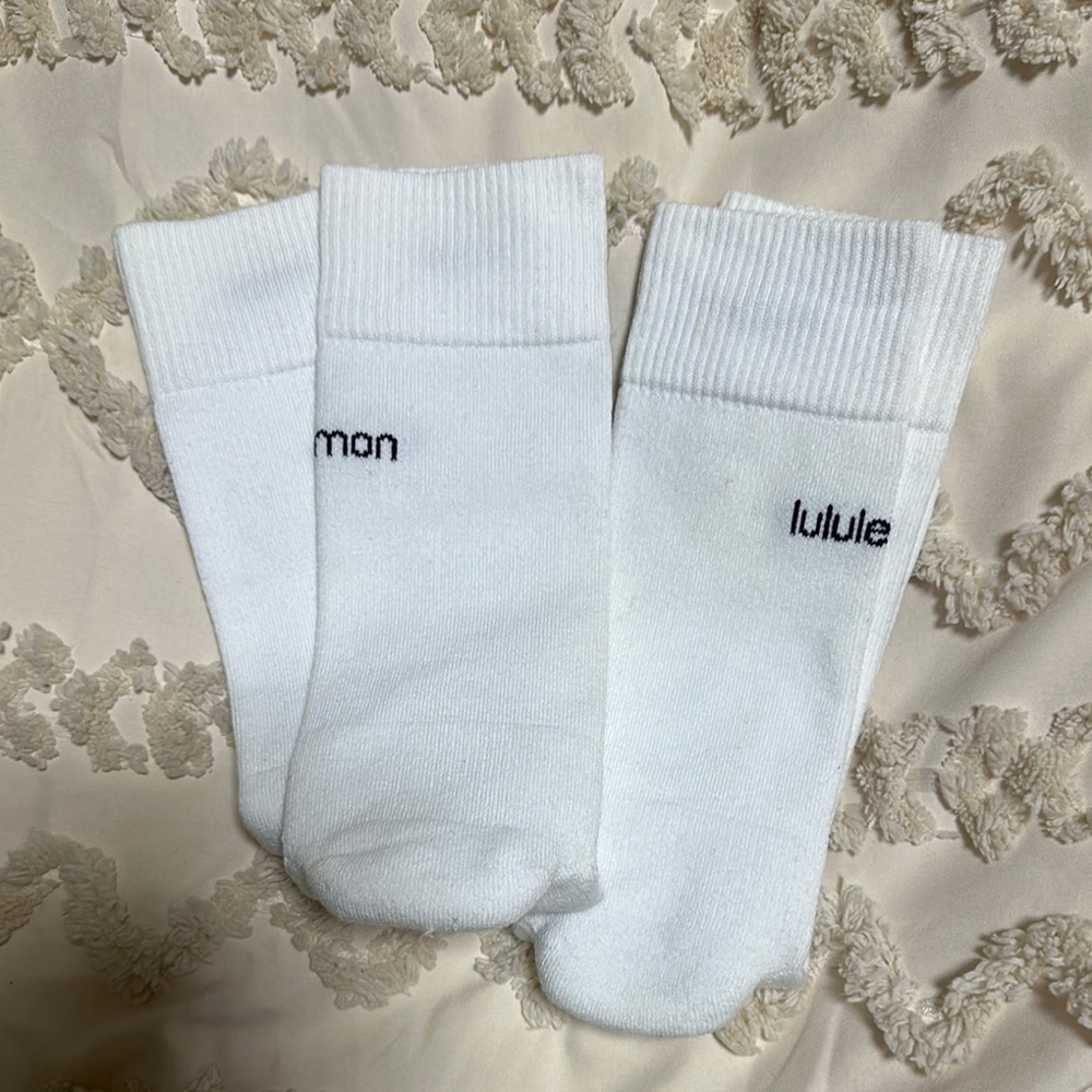 Lululemon White Socks